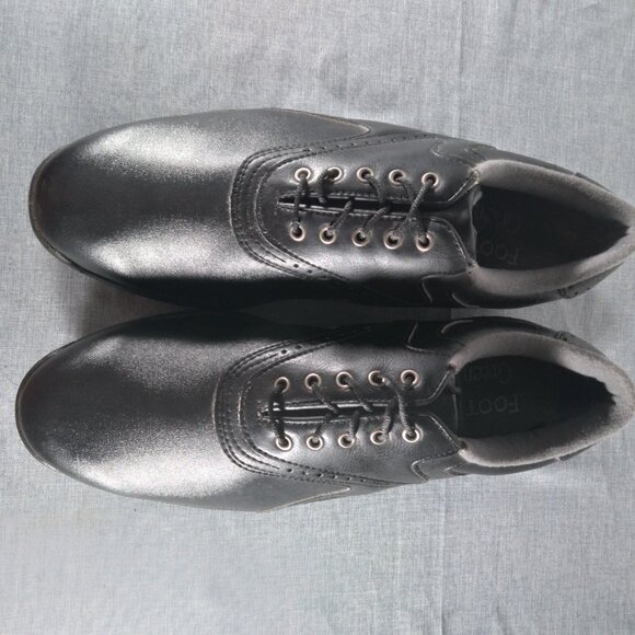 FootJoy Mens GREENJOYS Black Golf Shoes Size 9.5 M Traction Cleat Sole 45462 EUC - Picture 12 of 12